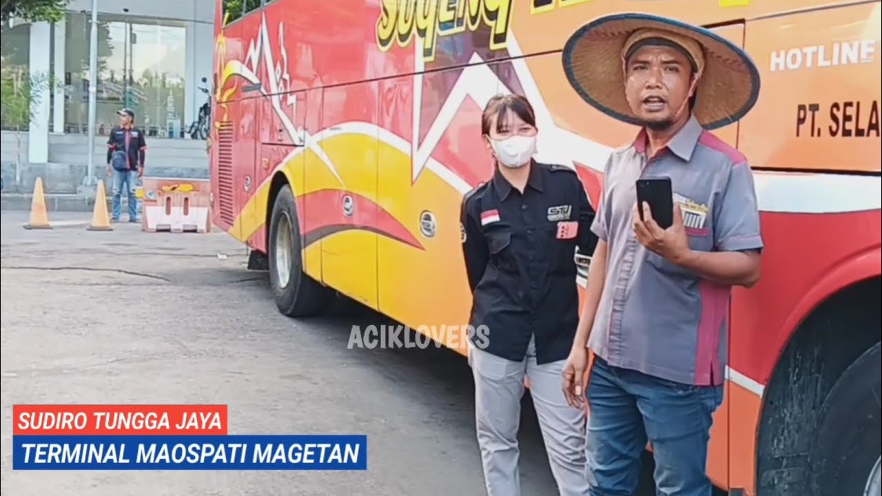 Artis Magetan HELEN Kernet Bus STJ Shylo Penasaran!!! Mandor SUDIRO TUNGGA JAYA Terminal Maospati