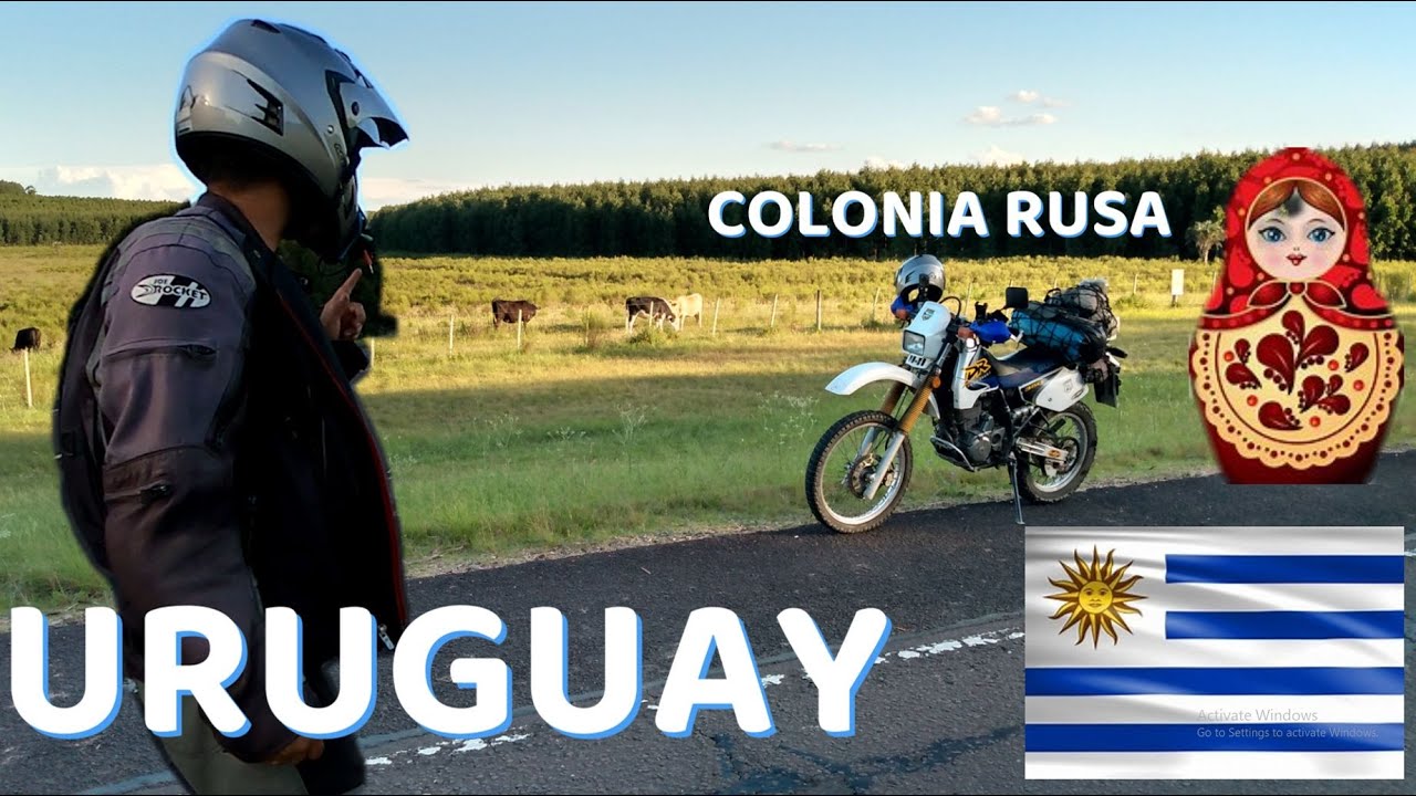COLONIA RUSA EN URUGUAY |LITORAL DEL RIO URUGUAY CAP#2 | SUZUKI DR 350 #uruguay #motovlog