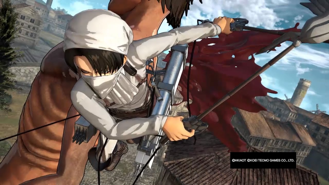 Attack on Titan Wings of Freedom Levi Cleanup outfit 99+Ultimate Duster Gameplay