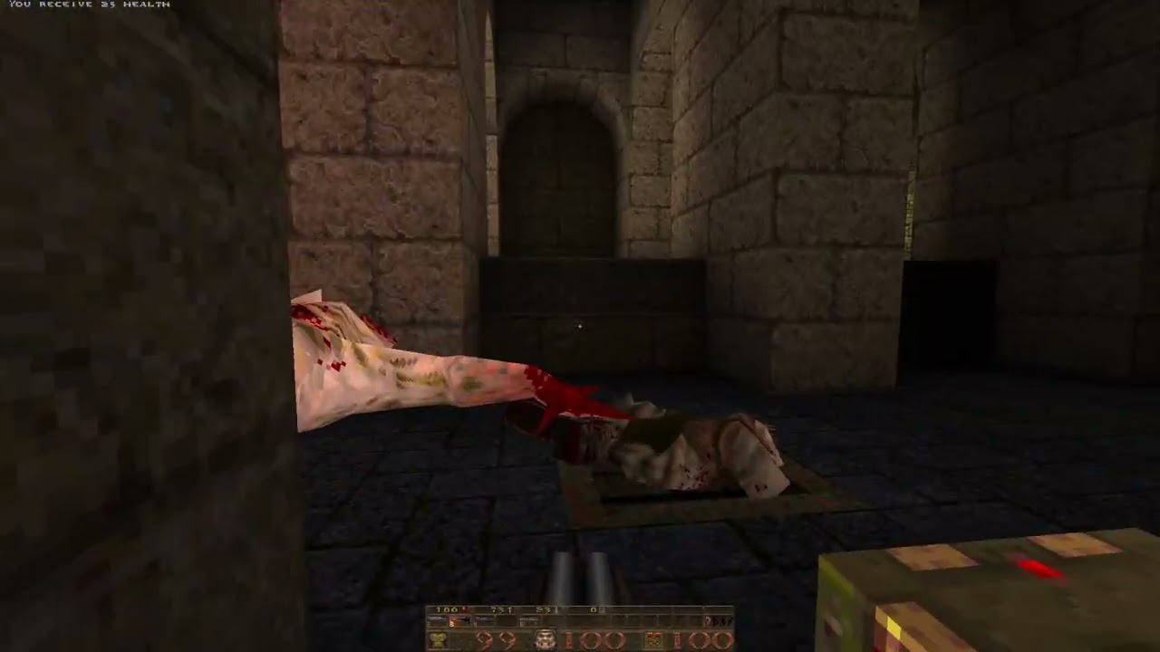 Quake - Map-Center Quake Retrojam 3 / Bricked Up - All Secrets