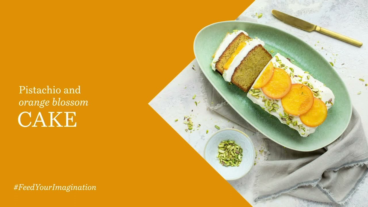 Pistachio and Orange Blossom Cake