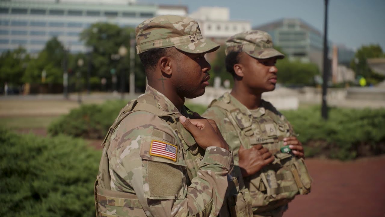 Nationale Garde in Washington DC