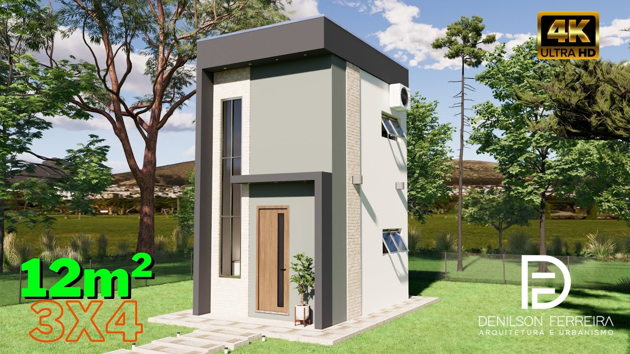 086 - Kitnet de 12m² | 3x4 | ESPETACULAR | Tiny House | Quitinete | Loft | Small House | MODERNA