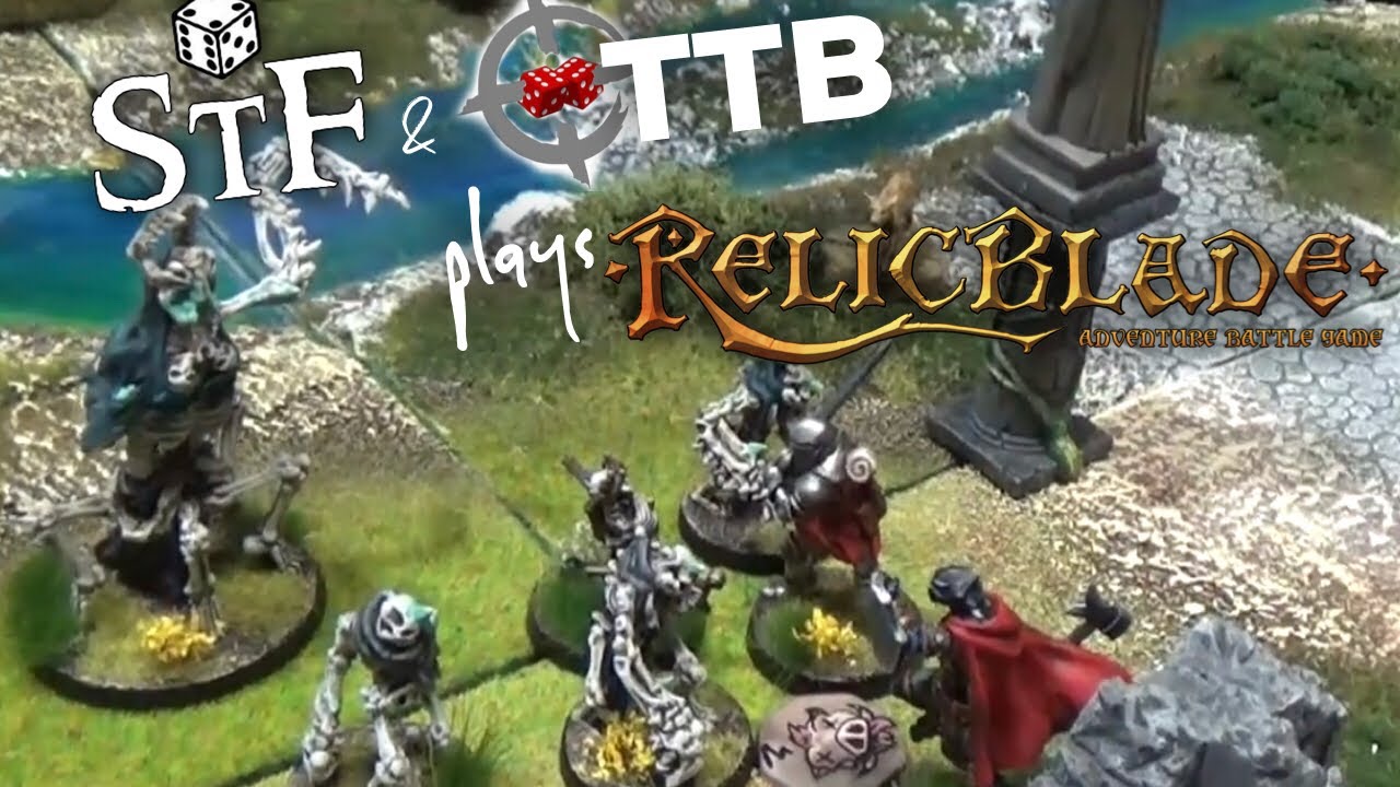 Relicblade battle report #1 Bone&Darkness vs Heroes