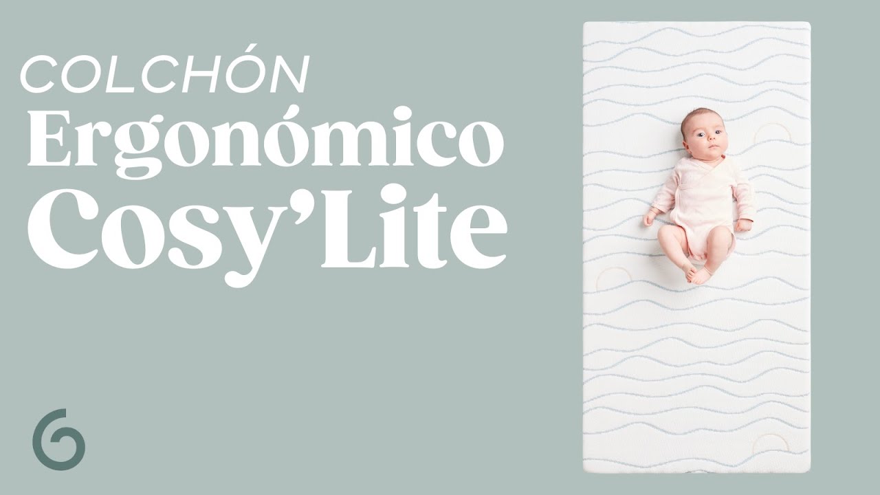 COSY'LITE ERGONOMICO - El colch&oacute;n transpirable anti-cabeza plana para un crecimiento sereno