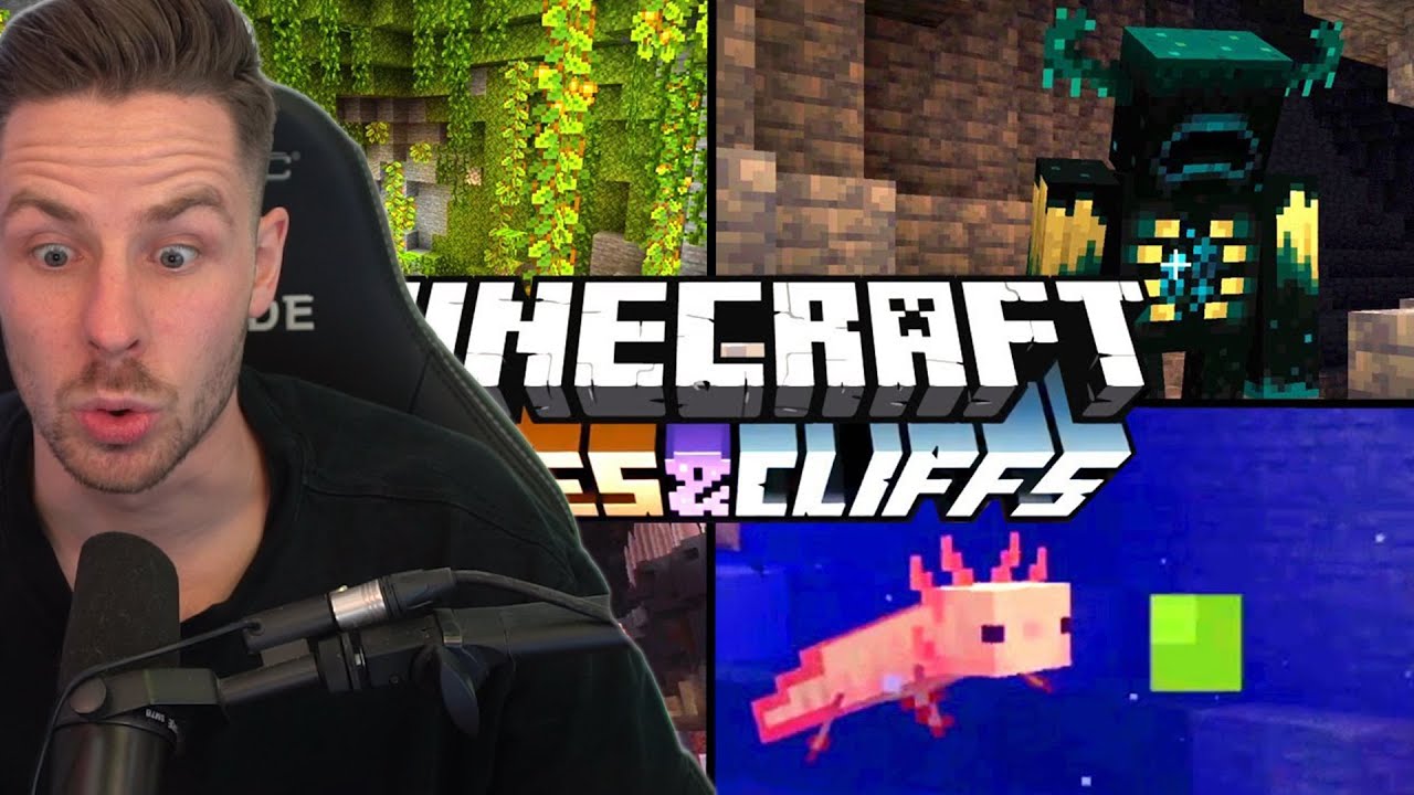 Reaction to Minecraft 1.17 Update News: The Caves & Cliffs Update! + Craft Attack 8 Info!