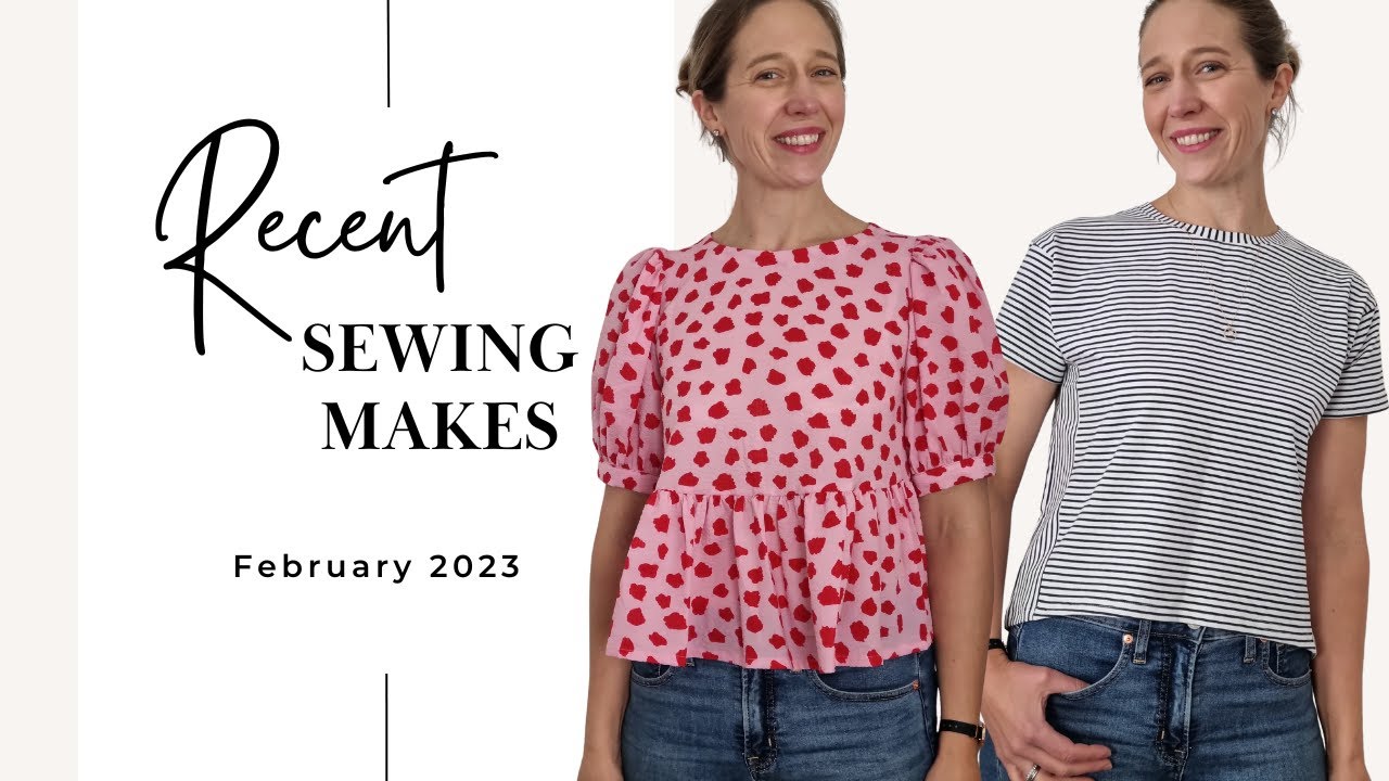 FEBRUARY MAKES | Recent sewing WINS and FAILS and a Serious Reader review | AD