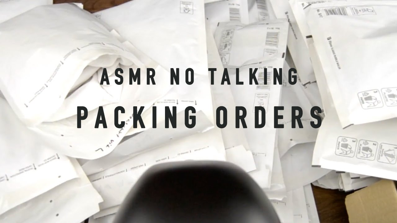 ASMR - Packing Orders (Binaural, NO TALKING)