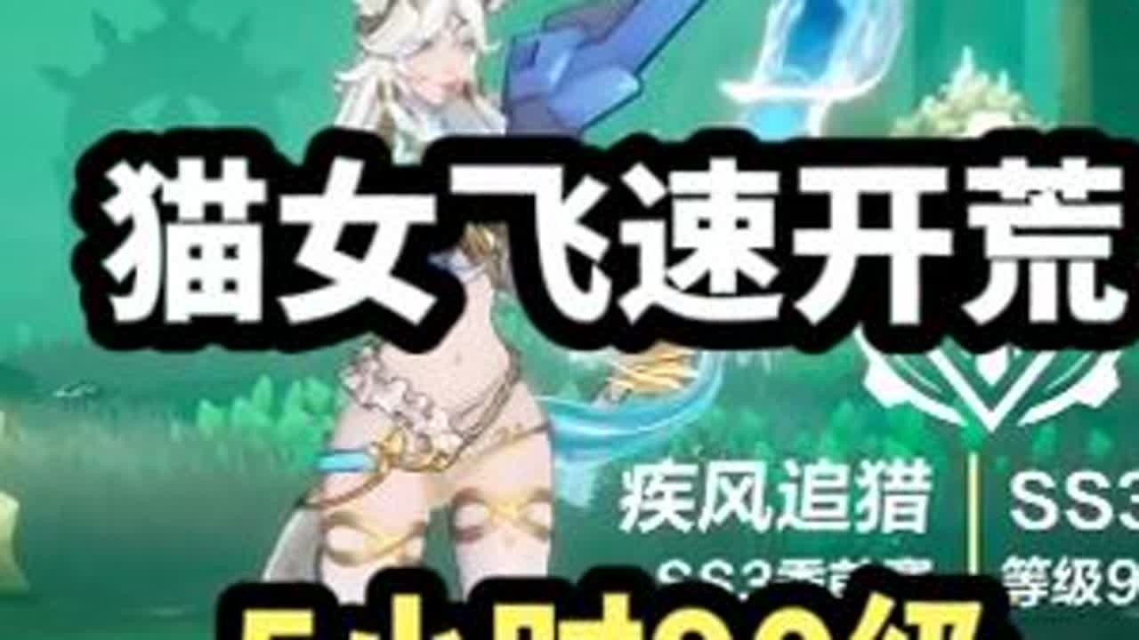 SS3季前赛 猫女飞速开荒5小时90级#火炬之光无限#季前赛