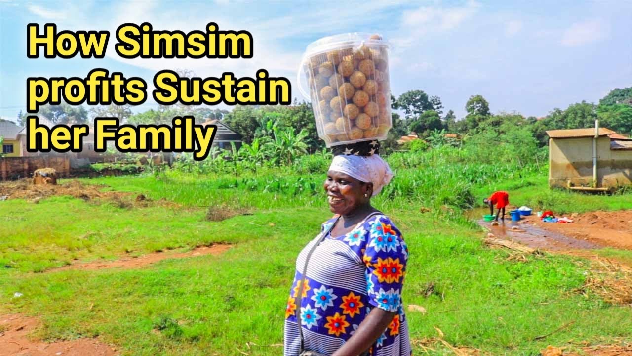 How she sustains a Family on Simsim profits / African Village Women Survives on Simsim profits