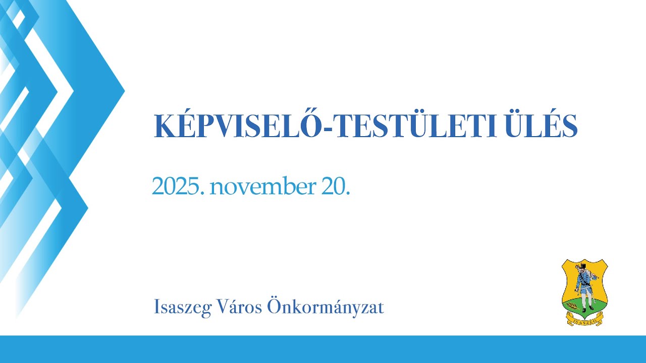 Képviselő - testületi ülés 2025.11.20.