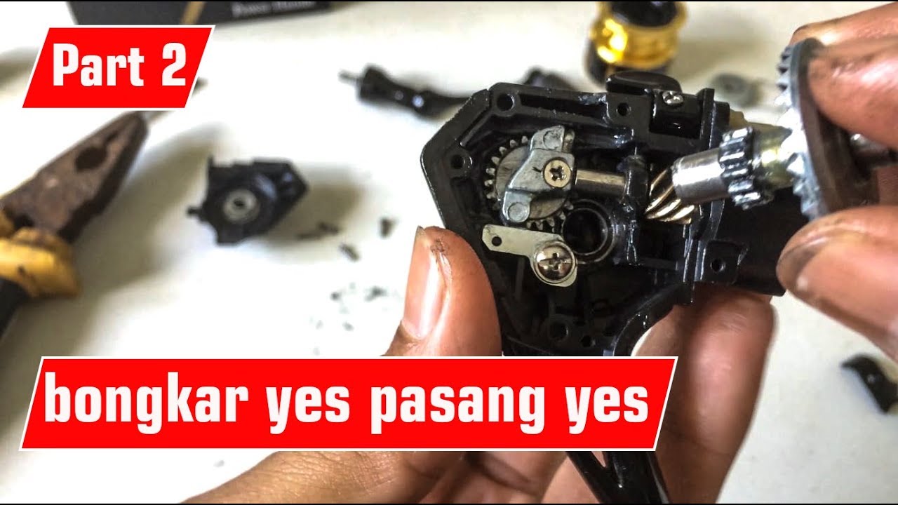 Cara Memasang Merakit Reel Dengan Benar