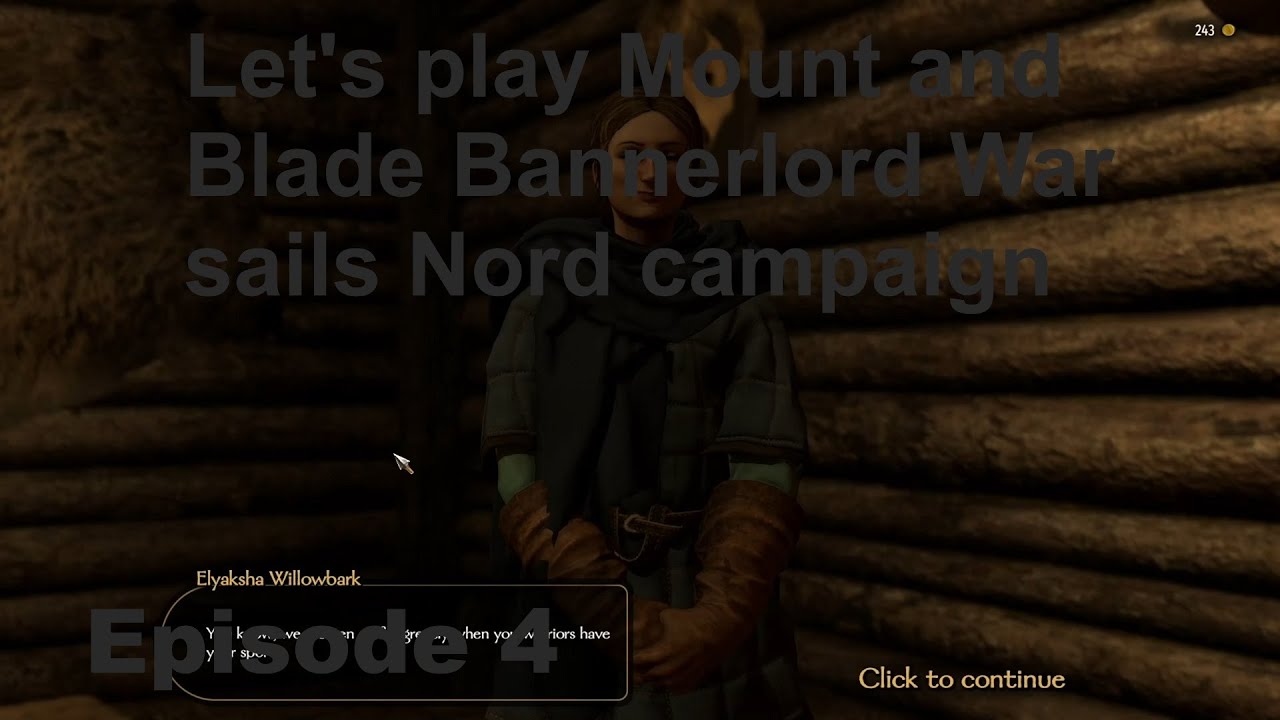 Let's play bannerlord war sails Nords campaign aflevering 4 (No commentary)