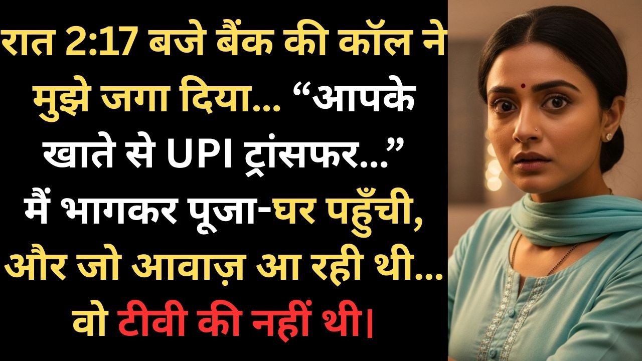 मेरे खाते से रात 2 बजे UPI ट्रांसफर हुआ… फिर पूजा-घर में “लॉकर की चाबी” मिली