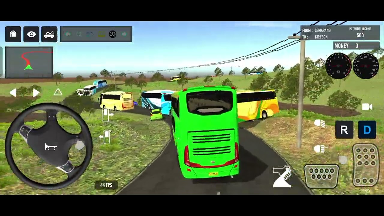 euro coach bus simulator 😱🚌 || new coach bus simulator part-7 Android gameplay