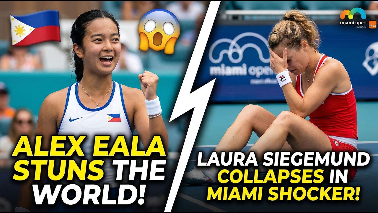 Alex Eala STUNS the World! Laura Siegemund COLLAPSES in Miami SHOCKER! 😱