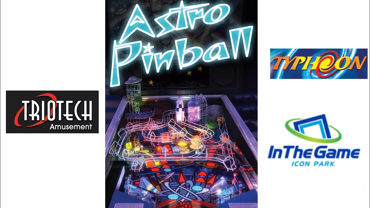 Astro Pinball - Typhoon - Triotech - In The Game Icon Park Orlando ☄️