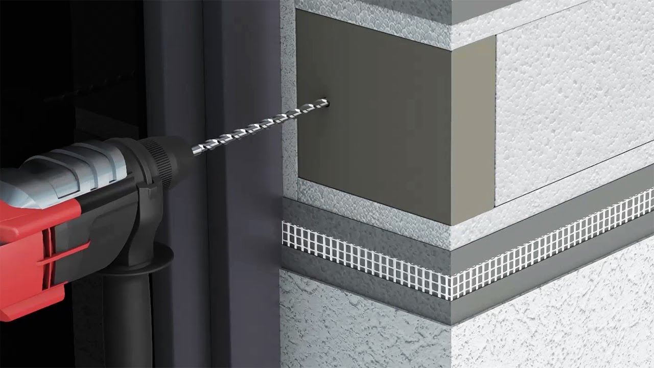 Geländer und andere schwere Anbauteile an gedämmte Fassaden anbringen mit HECK / EJOT® Iso-Corner