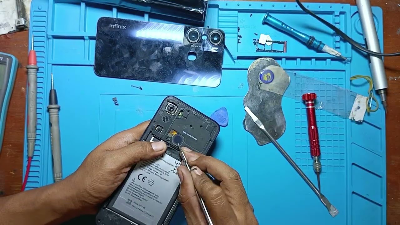 cara Bongkar Infinix Hot 12 Pro Disasembly Tear down Cara buka backdoor cara buka tutup belakang