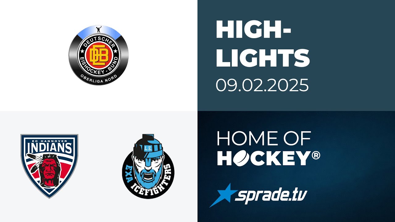 09.02.2025 - Highlights - Hannover Indians vs. KSW IceFighters Leipzig