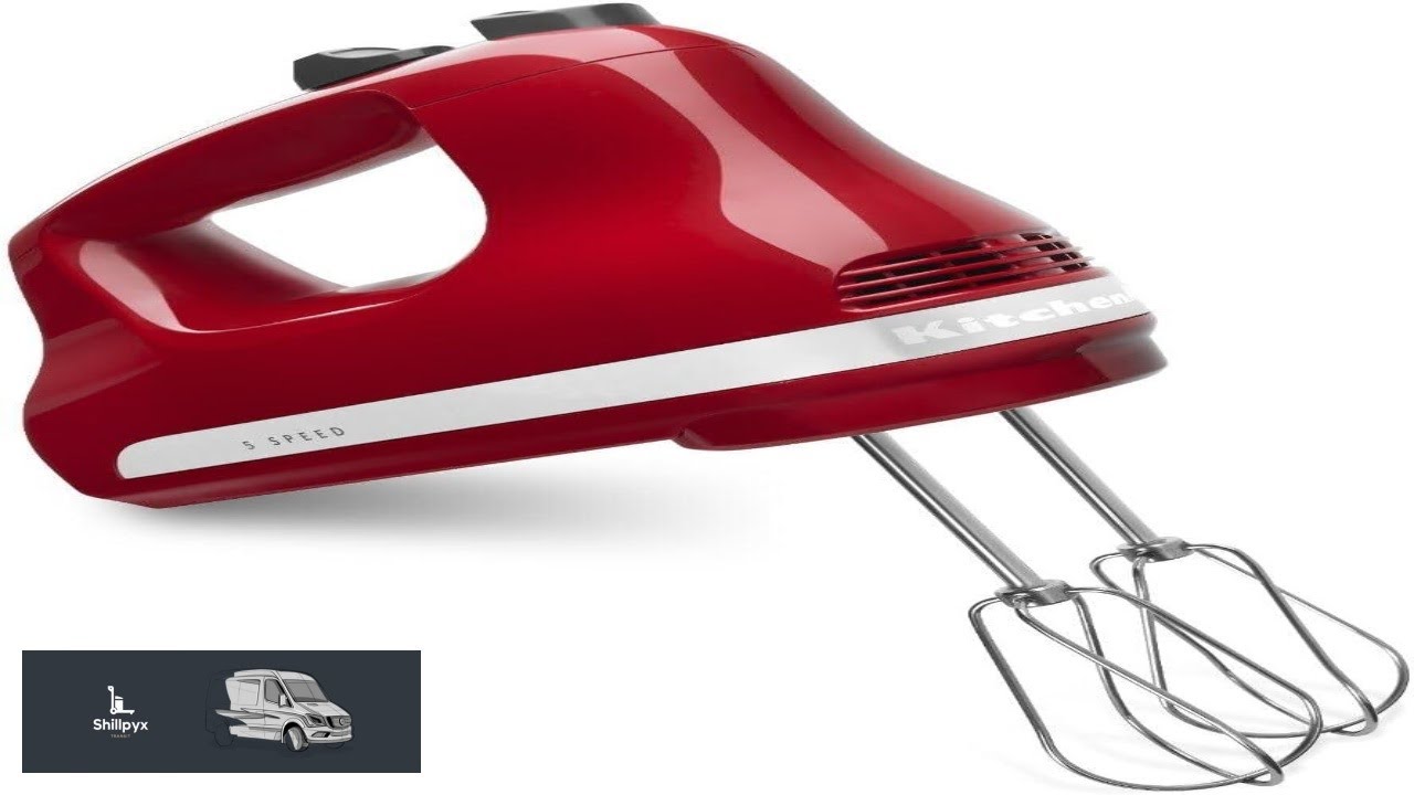 KitchenAid 5 Ultra Power Speed Hand Mixer KHM512 Empire Red