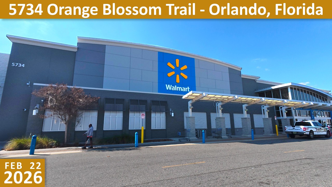 Shopping at Walmart Supercenter at 5734 Orange Blossom Trail in Orlando, Florida - Store 5871