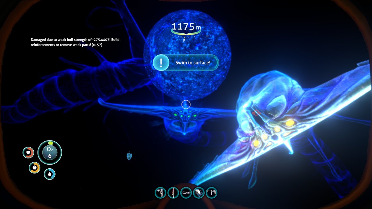 The 2167m Subnautica Void/Dead Zone Base + Abandoned Base (PS5, No Mods, Survival Mode)
