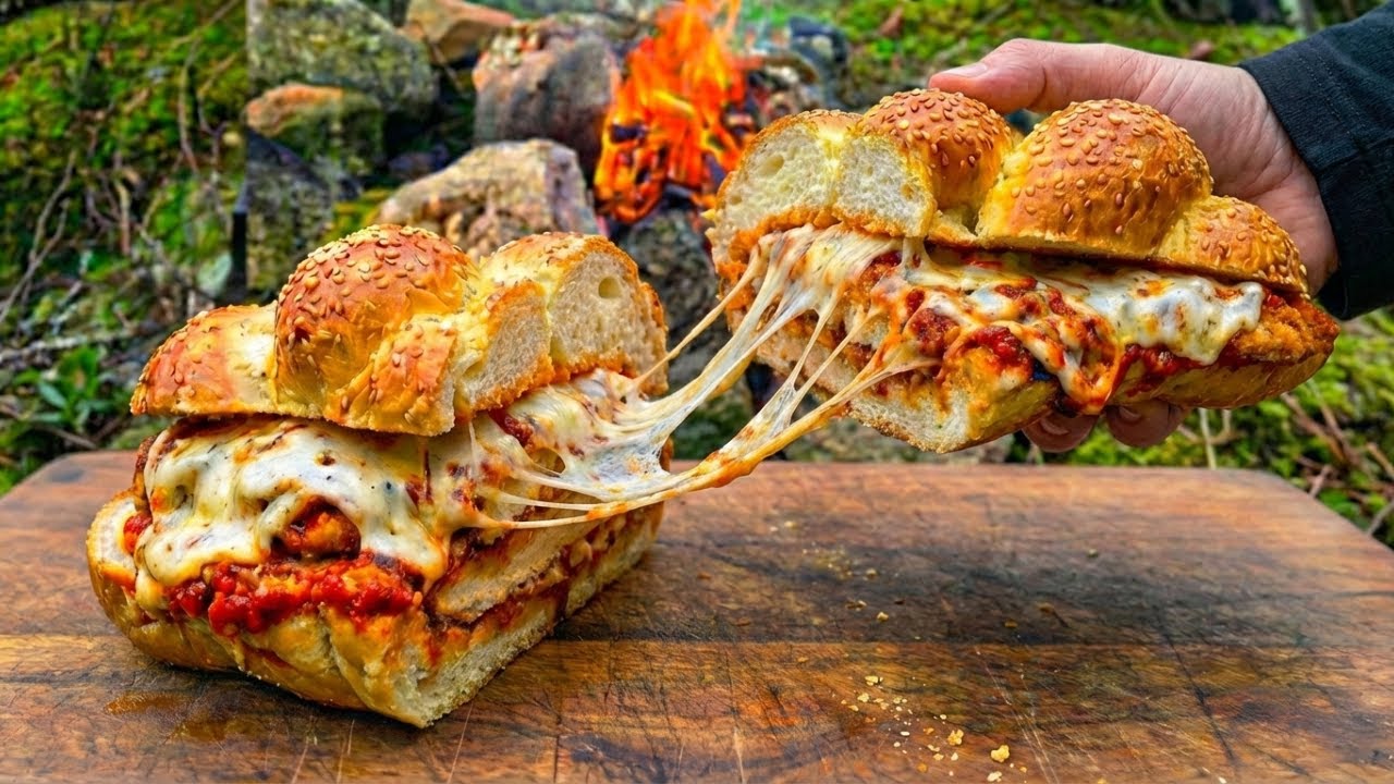 The EPIC Chicken Parm Sandwich | Forest Cooking