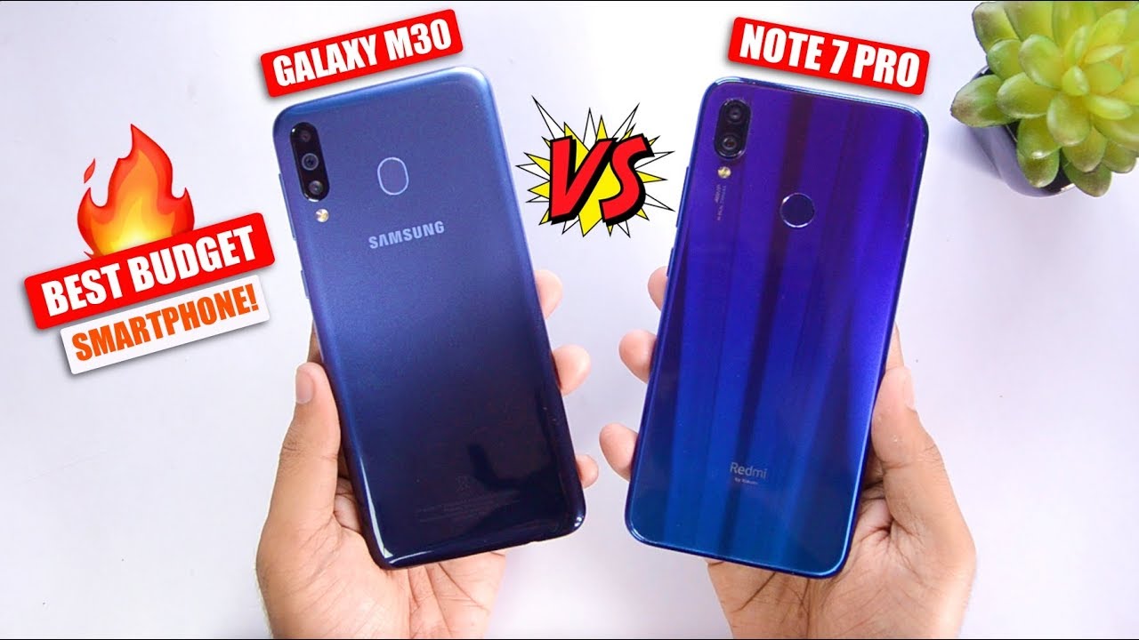 Redmi Note 7 Pro vs Galaxy M30 Full Comparison - PUBG, Camera, Performance, Battery, Features 🔥