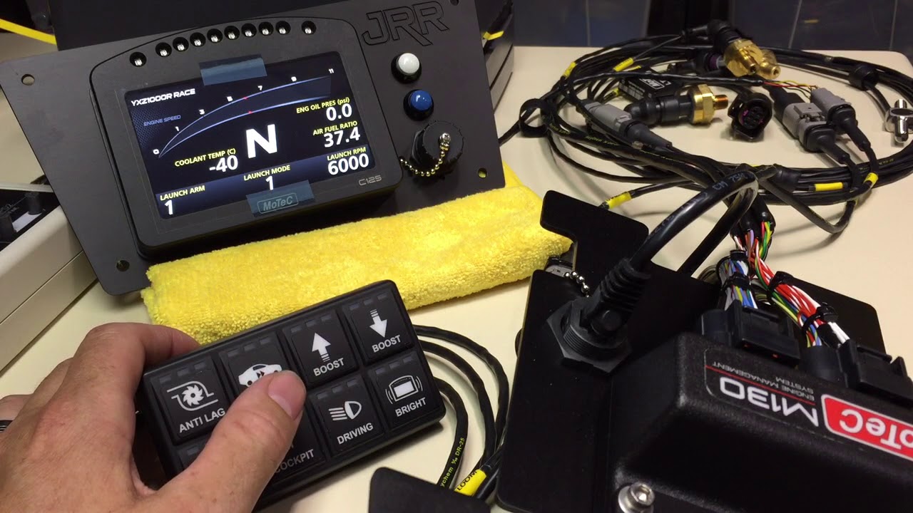 JRR YXZ1000R MoTeC kit bench demo
