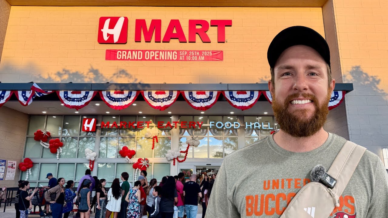 НОВЫЙ рынок H Mart в Орландо | Азиатский рынок номер один в Америке