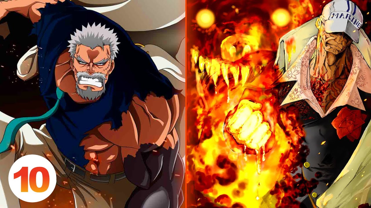 TOP 10 MARINES più FORTI DI SEMPRE IN ONE PIECE