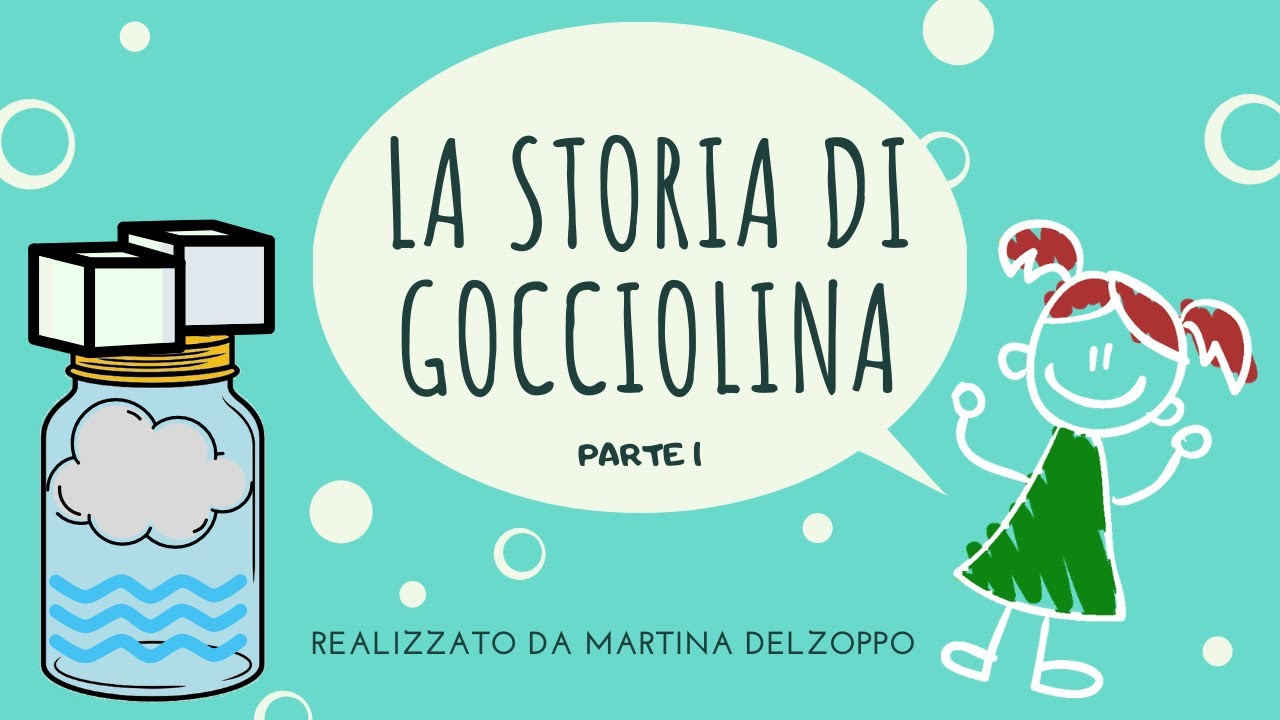 LA STORIA DI GOCCIOLINA 1 | Esperimento scientifico: Nuvola in barattolo
