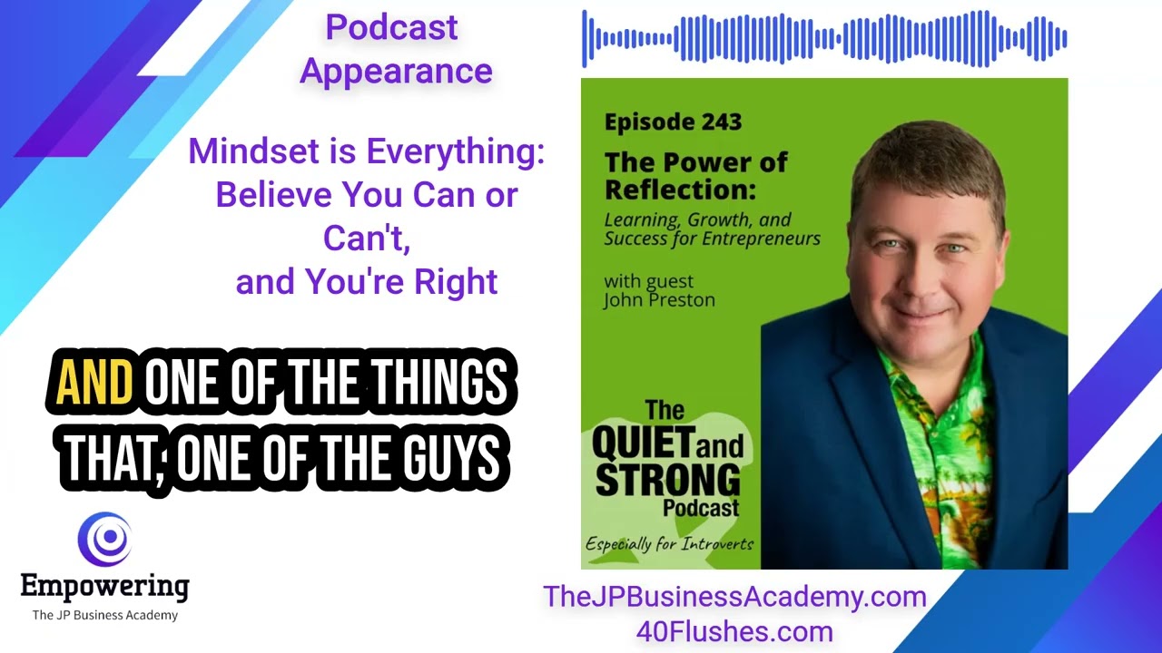 Power of Reflection - Mindset is Everything