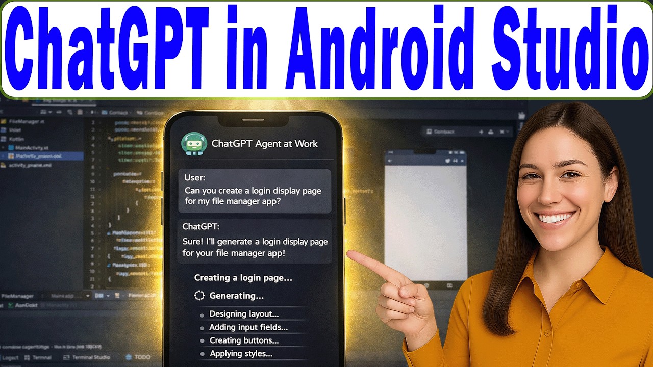 INTEGRATE ChatGPT in Android Studio (FULL API Setup for AI AGENT MODE)
