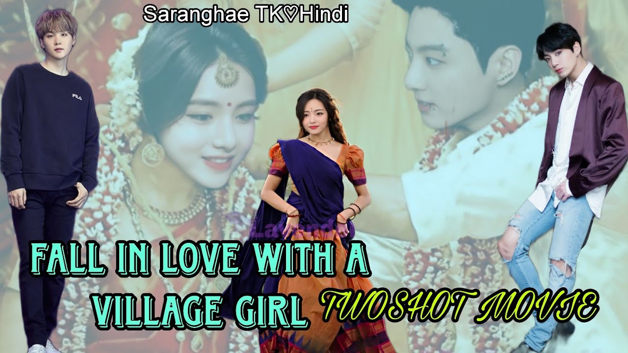 {FALLEN LOVE WITH A VILLAGE GIRL🍁🍀} TAEKOOK TWO SHOTS STORY 💞 [PART_1] BTS Hindi dubbing
