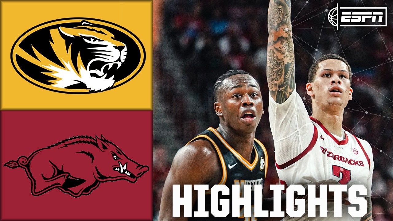 Missouri Tigers vs. Arkansas Razorbacks | Full Game Highlights | ESPN College Basketball