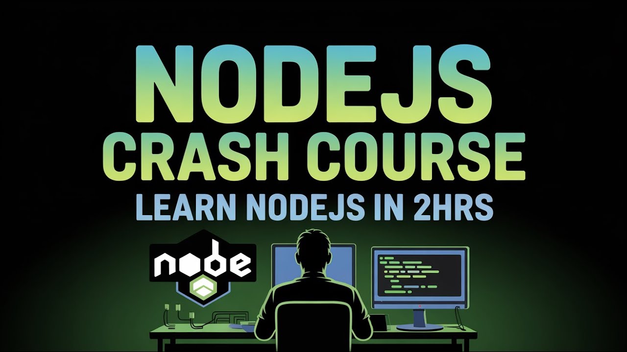 Node.js Tutorial for Beginners 2025 | Learn Node in 2 Hours | No Framework | No Packages | pure Node