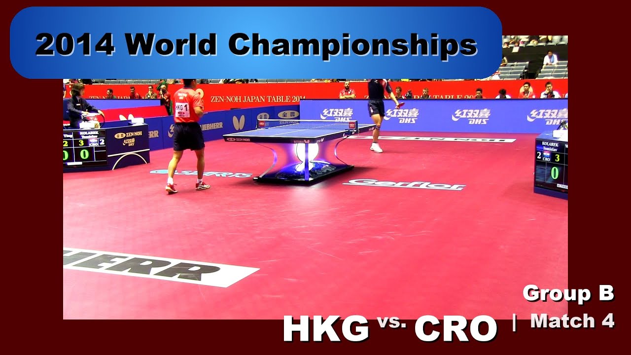 2014 WTTC Men's Team - Group B: HKG - CRO Match 4: Tang Peng v Andrej Gacina