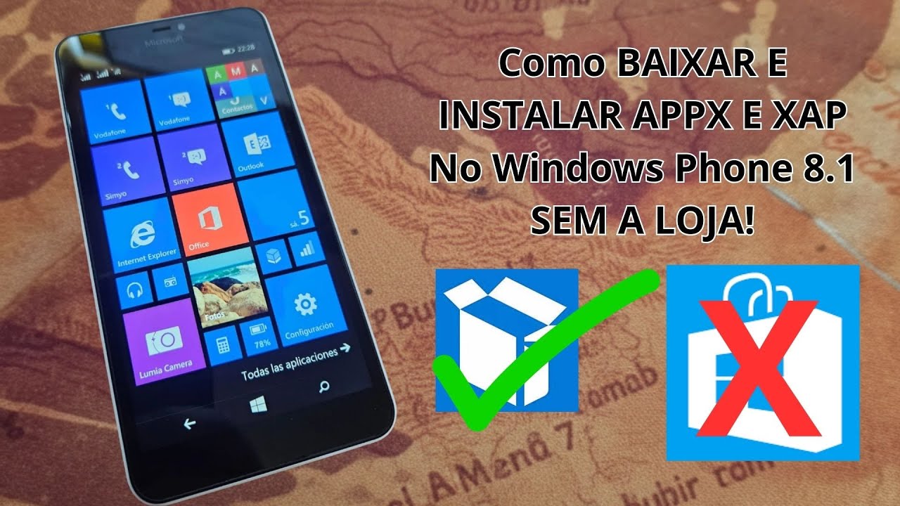 Como BAIXAR E INSTALAR APPX E XAP No Windows Phone 8.1 - EM PLENO 2026!!!!!