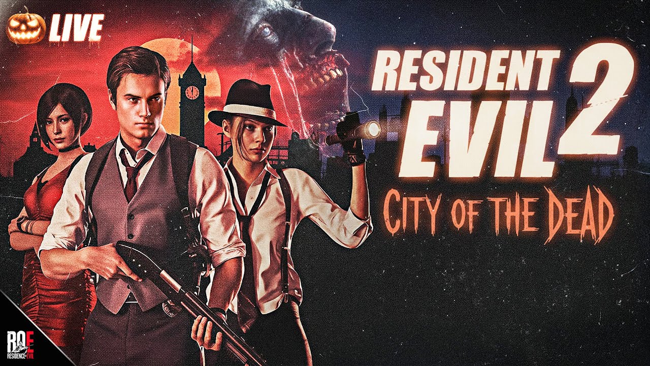 RESIDENT EVIL 2: REMAKE || CITY OF THE DEAD (MOD) | ROETOBER FEST 🎃LIVE