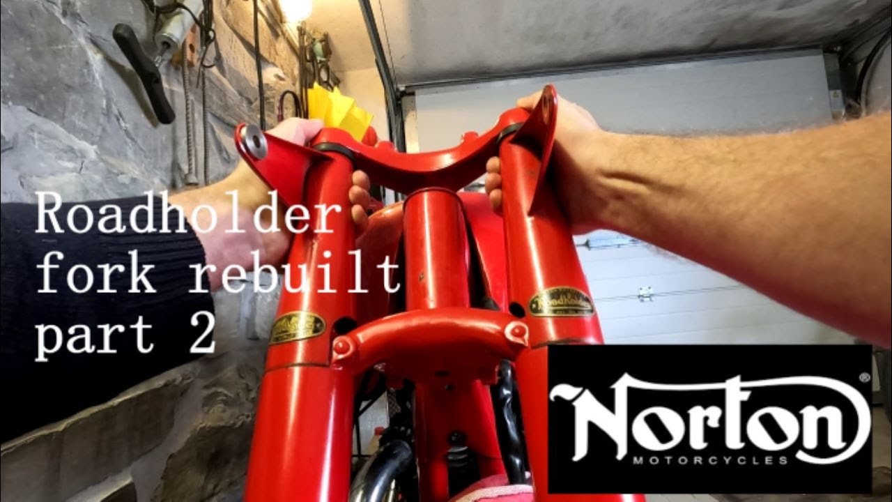 Norton Roadholder fork rebuilt part 2