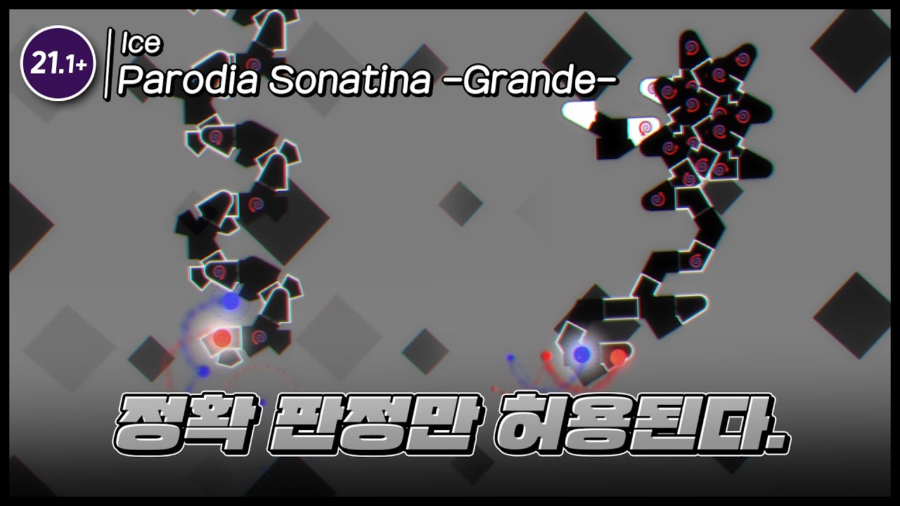 판정범위가 25%가 되고 정확만 띄워야하는맵 | Ice - Parodia Sonatina -Grande- | By Irin