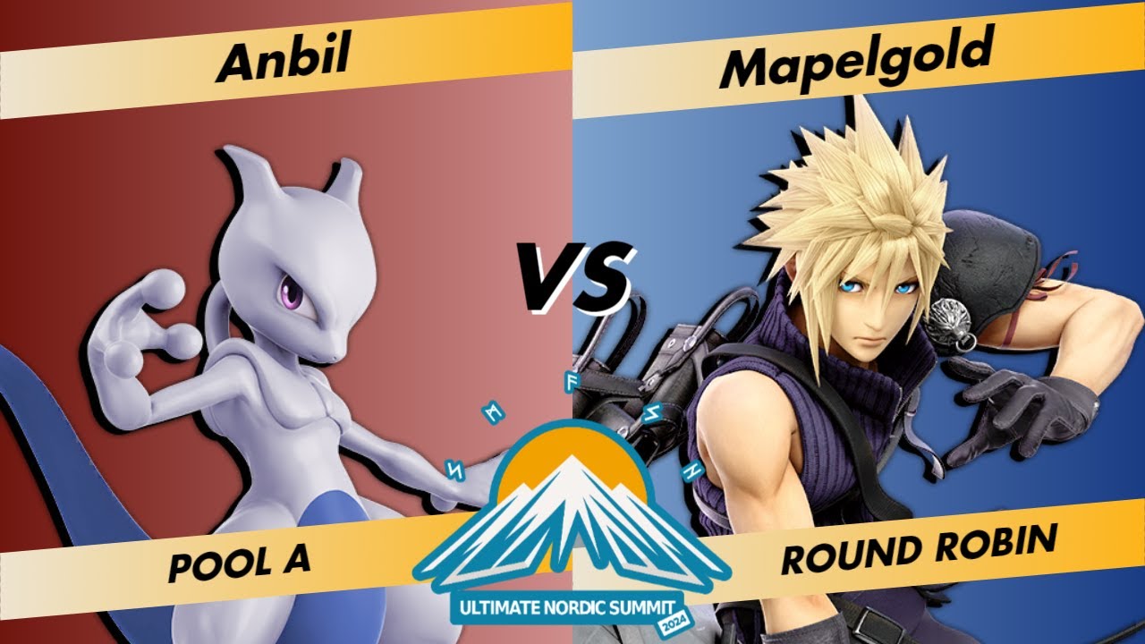 Anbil (Mewtwo) vs Mapelgold (Cloud) - Pool A - Ultimate Nordic Summit 2024