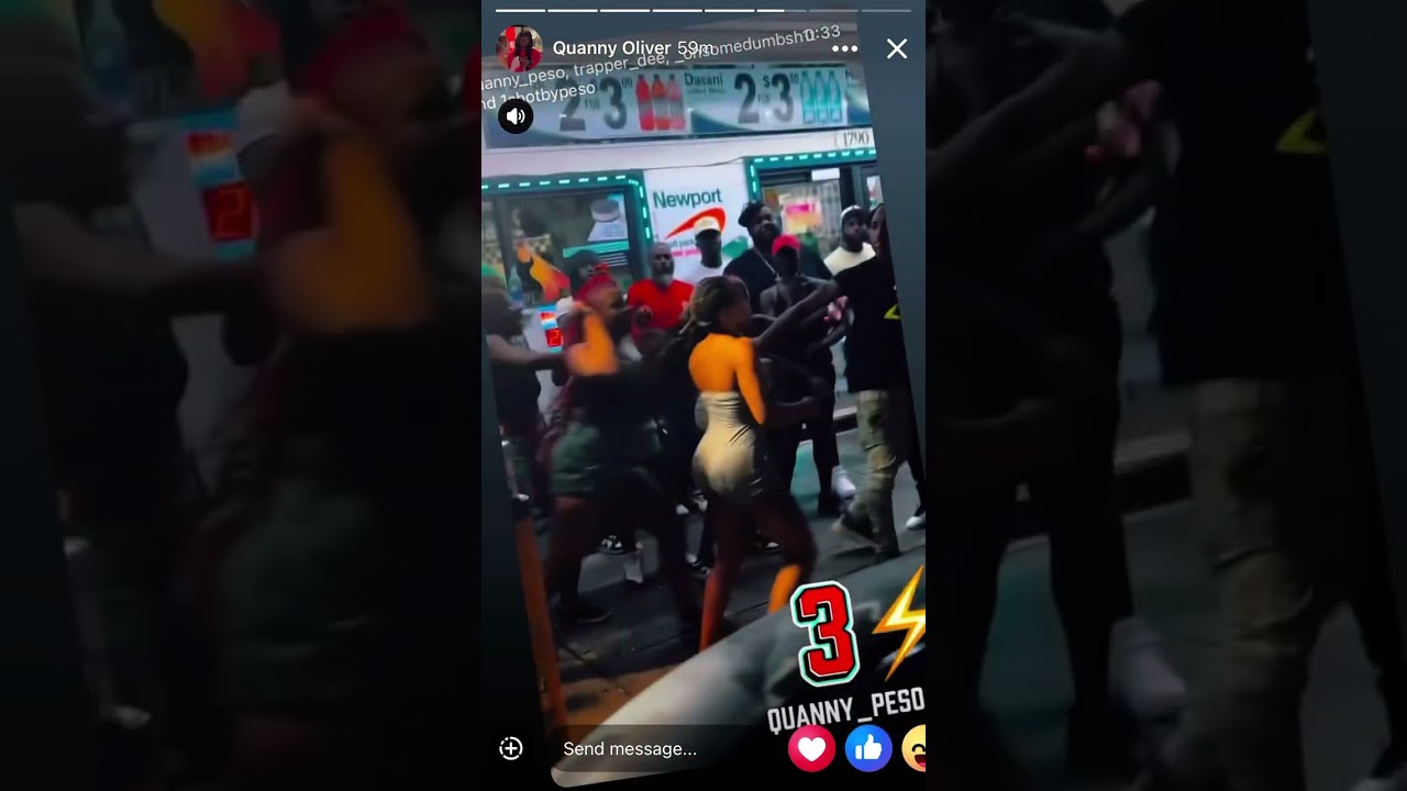 Athens GA vs Monroe GA Girls Hood fight at the club on Commerce rd #athensga #706 #hoodlife