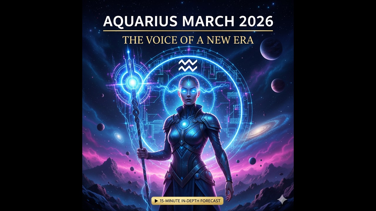 ♒ AQUARIUS March 2026: YOUR VOICE IS THE FUTURE! (Massive 3rd House Shift)