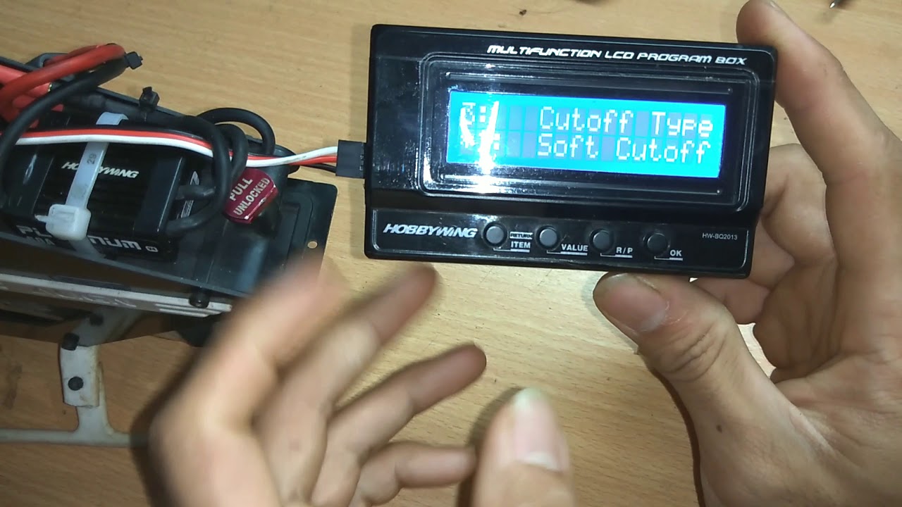 Helicopter rc - Hướng dẫn sử dụng card setup hobbywing với esc platinum 60A v4 - Tutorial setup