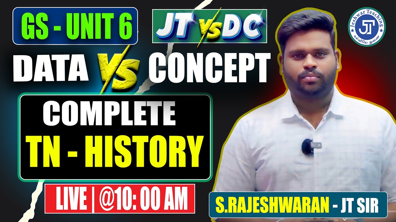 UNIT 6 | DATA VS CONCEPT | SUNDAY | 10.00 AM | LIVE