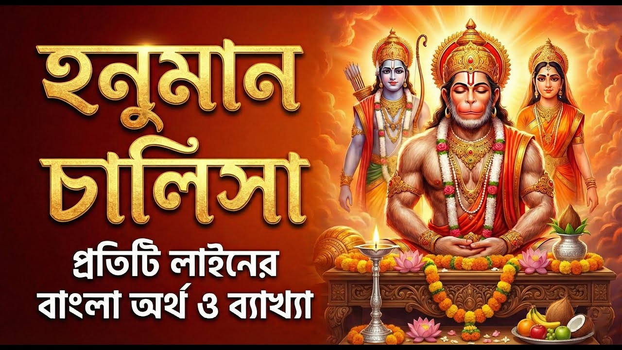 Hanuman Chalisa Bengali Meaning | হনুমান চালিসা: প্রতিটি লাইনের বাংলা অর্থ ও ব্যাখ্যা