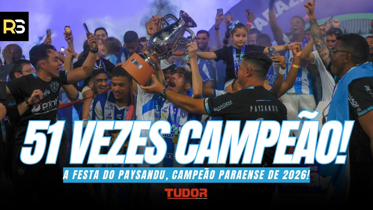 🚨🐺51 VEZES CAMPEÃO! A festa do Paysandu, Campeão Paraense de 2026! 